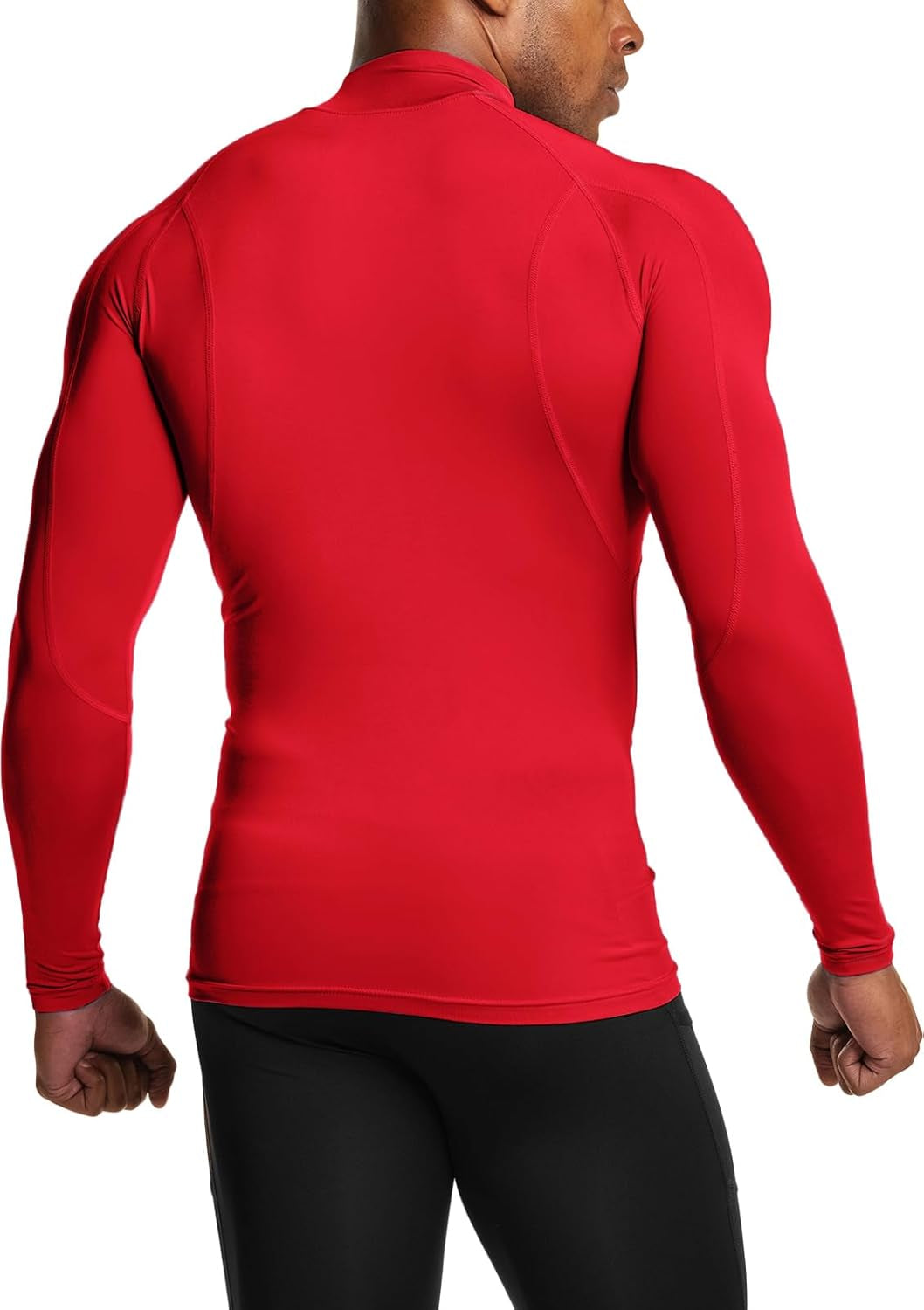 Men's UPF 50+ Compression Shirt Long Sleeve | Athletic Base Layer for Gym, Running, Water Sports & Outdoor Activities