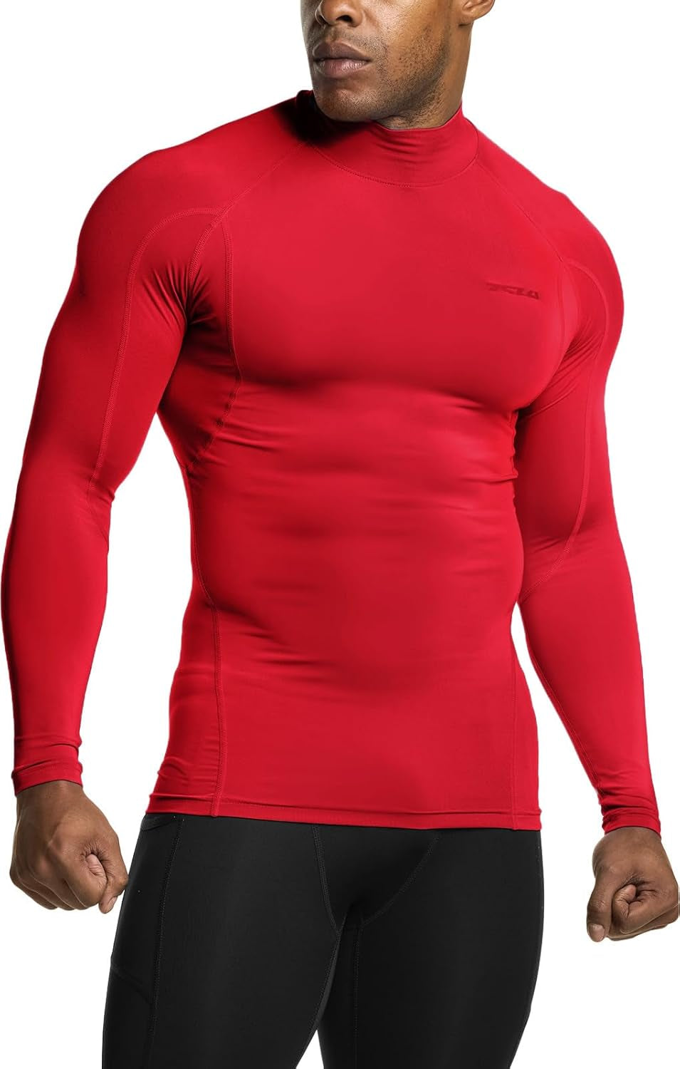 Men's UPF 50+ Compression Shirt Long Sleeve | Athletic Base Layer for Gym, Running, Water Sports & Outdoor Activities