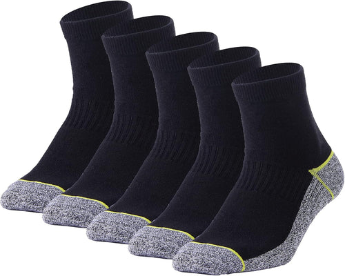 Copper Infused Quarter Socks for Men & Women – Moisture Wicking, Odor Resistant Athletic Sports Socks