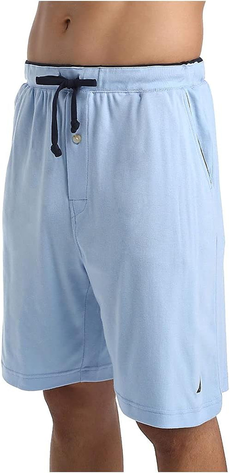 Men's Soft Knit Athletic Lounge Shorts | Comfortable Elastic Waist Sleep Shorts with Pockets
