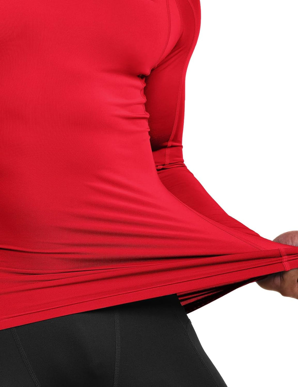 Men's UPF 50+ Compression Shirt Long Sleeve | Athletic Base Layer for Gym, Running, Water Sports & Outdoor Activities